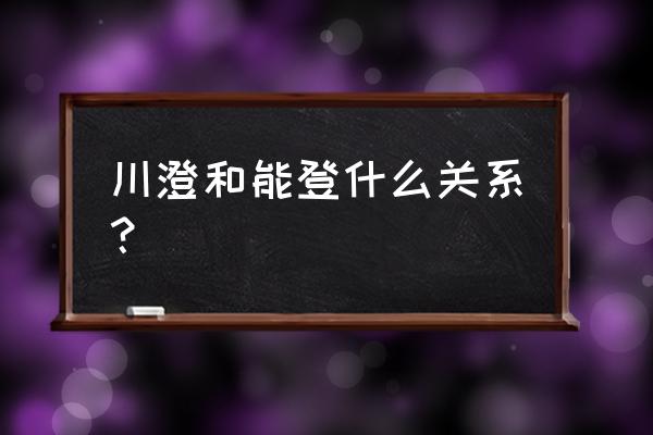 能登麻美子的丈夫 川澄和能登什么关系？