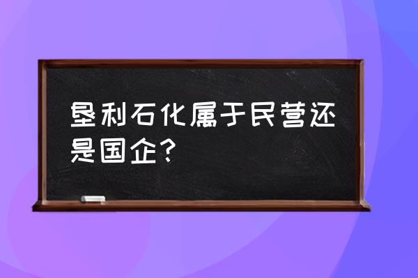 山东东营垦利石化 垦利石化属于民营还是国企？