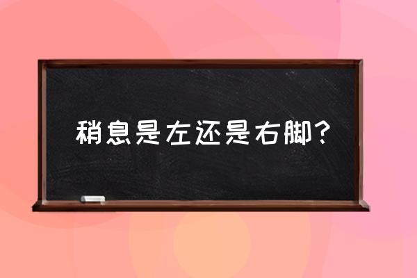 稍息是左脚还是右脚学生 稍息是左还是右脚？