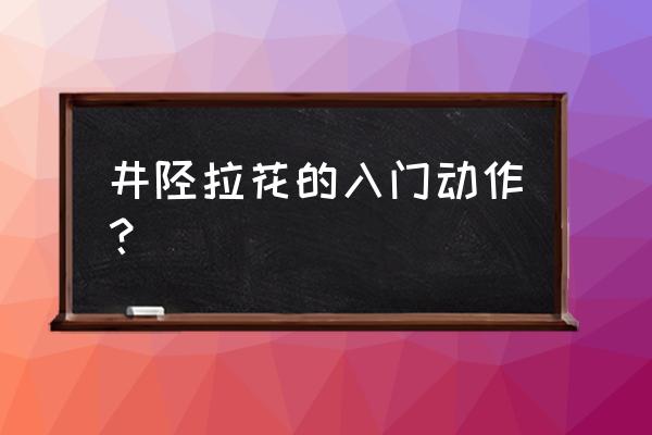 井陉民间艺术拉花 井陉拉花的入门动作？