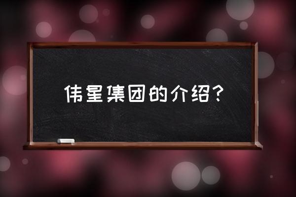 伟星新材企业文化 伟星集团的介绍？