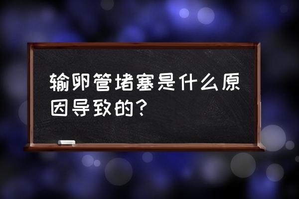 输卵管是怎么引起的 输卵管堵塞是什么原因导致的？