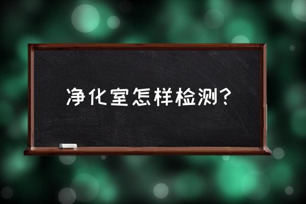 洁净室检测仪器 净化室怎样检测？