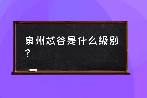 福建晋华后面怎么办 泉州芯谷是什么级别？