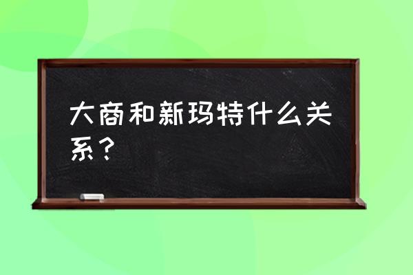 大商新玛特是干什么的 大商和新玛特什么关系？