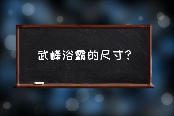 喜临门集成吊顶浴霸 武峰浴霸的尺寸？