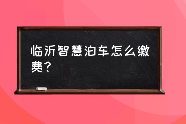 乐泊停车查不到停车记录怎么缴费 临沂智慧泊车怎么缴费？