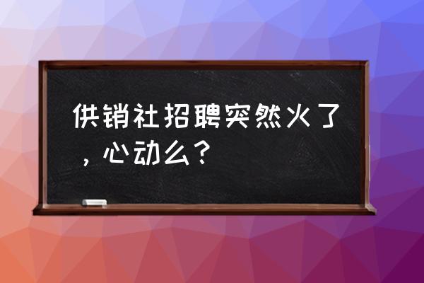 能提升宿舍幸福感的好物 供销社招聘突然火了，心动么？