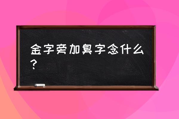 臭的15个常见字 金字旁加臭字念什么？