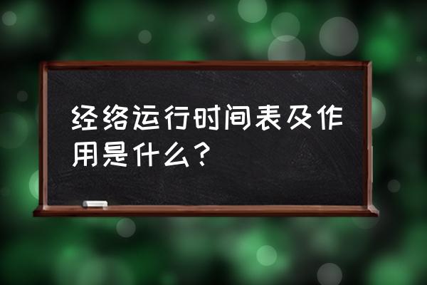 腿部足阳明胃经准确经络图 经络运行时间表及作用是什么？