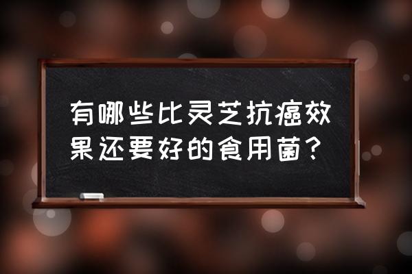 什么防癌抗癌效果最好 有哪些比灵芝抗癌效果还要好的食用菌？