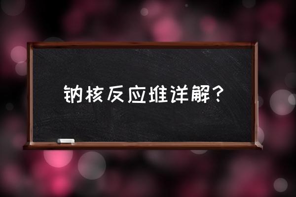 快中子增殖反应堆谁的技术最好 钠核反应堆详解？