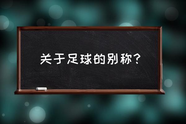 1848有什么含义 关于足球的别称？