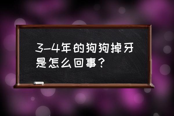 做梦梦到牙齿大量脱落 3-4年的狗狗掉牙是怎么回事？