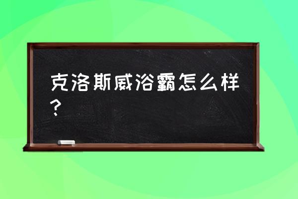 克洛斯威硅藻泥简介 克洛斯威浴霸怎么样？