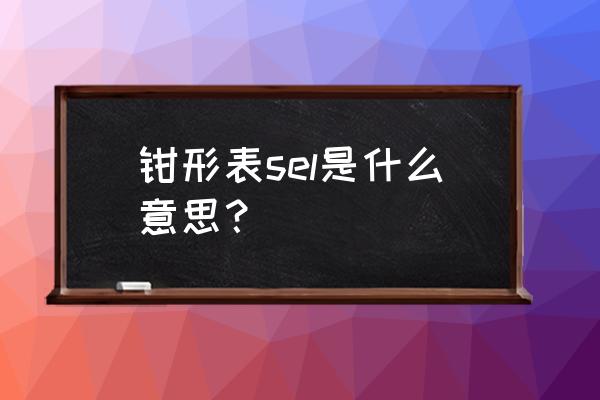 直流钳表怎么用 钳形表sel是什么意思？